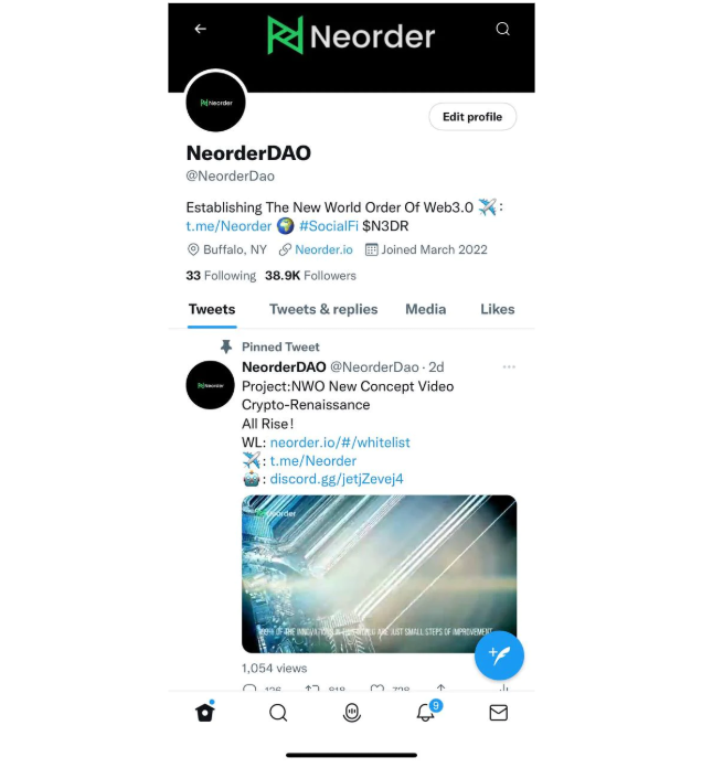 SocialFi Neorder Dao AMA 回顾-区块之声